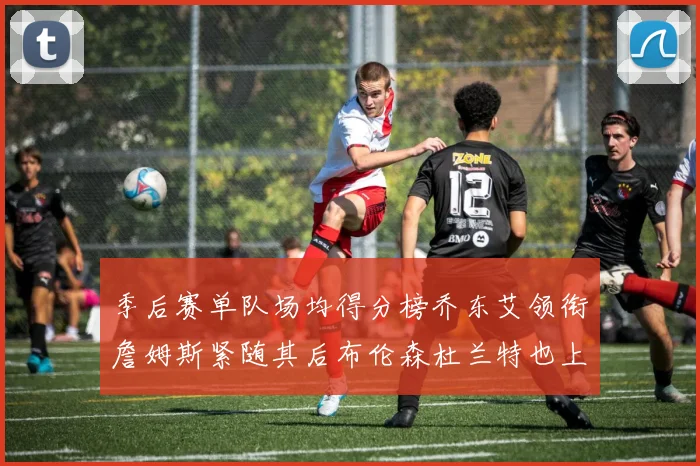 季后赛单队场均得分榜乔东艾领衔詹姆斯紧随其后布伦森杜兰特也上榜